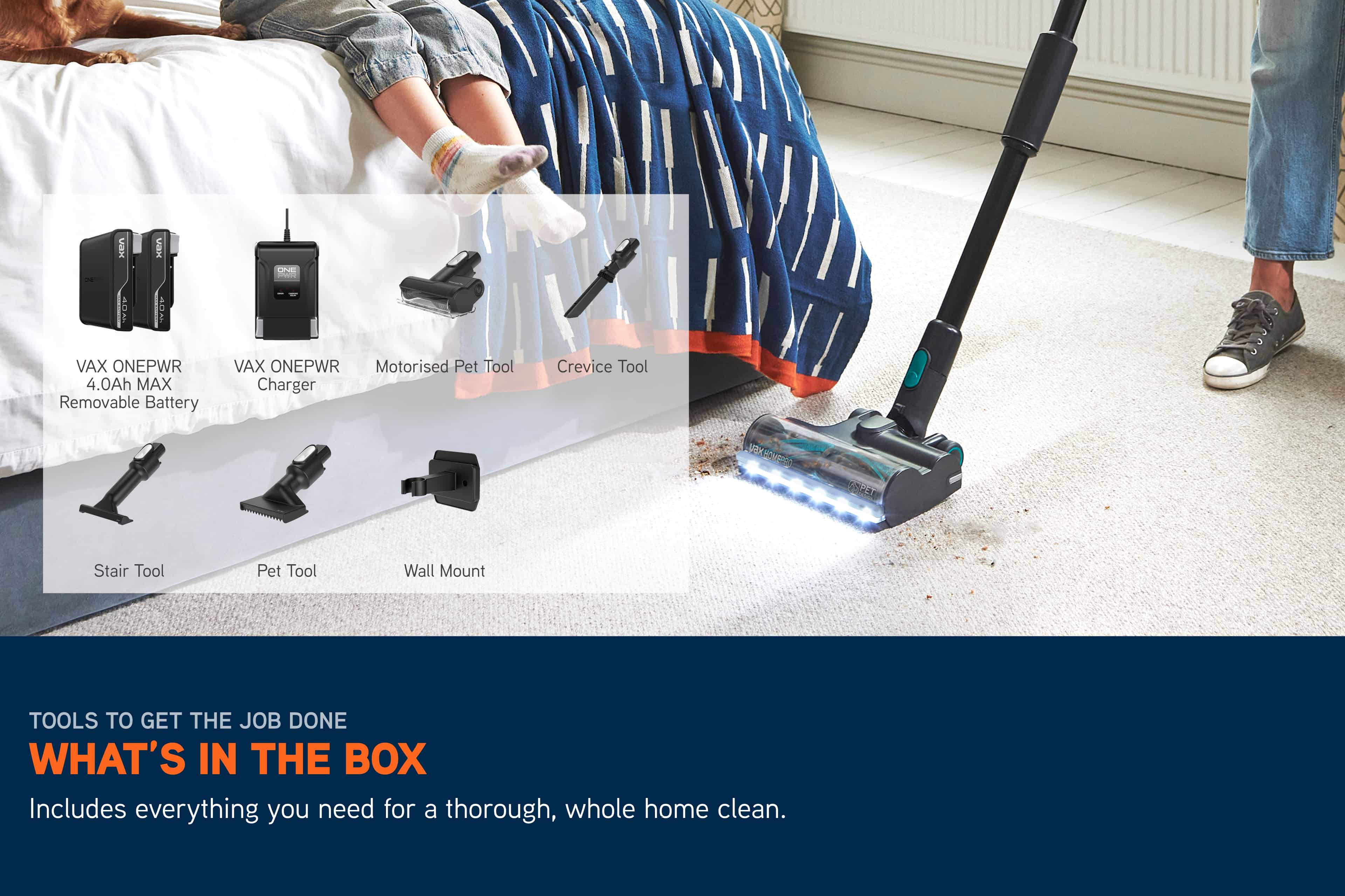 VAX HomePro Detect Pet-Design Dual Cordless Vacuum Cleaner